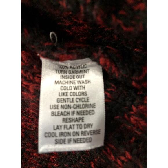 Great Northwest Indigo red cowl-neck sweater women's size medium - Picture 4 of 4